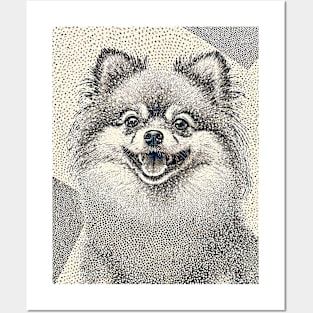 Dog Portrait - Pomeranian Posters and Art